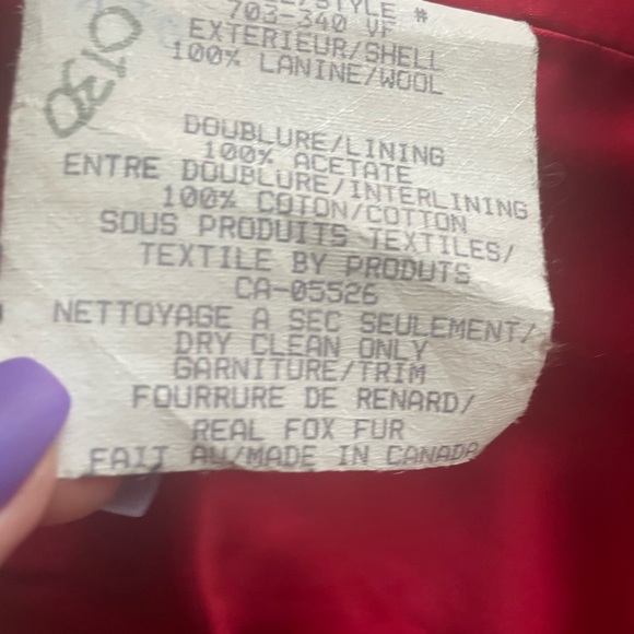 Maksa wool blend made in Canada coat - Picture 7 of 10